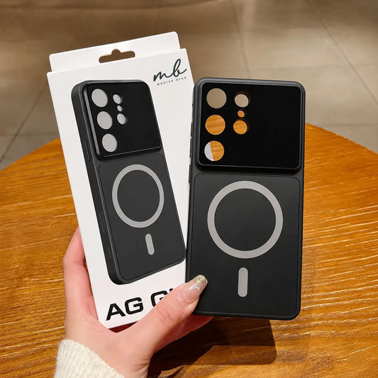 Magnetic Glass Camera Protective Phone case