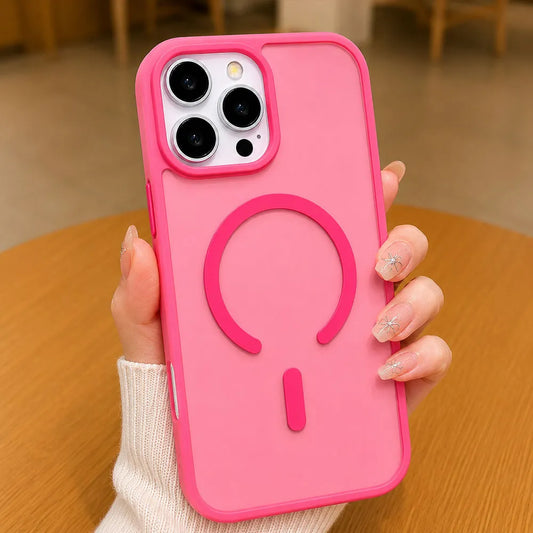 Luxury Magnetic Case with Camera Protection for iPhone