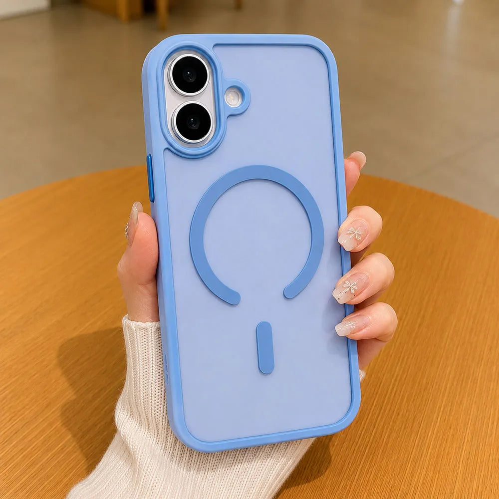 Luxury Magnetic Case with Camera Protection for iPhone
